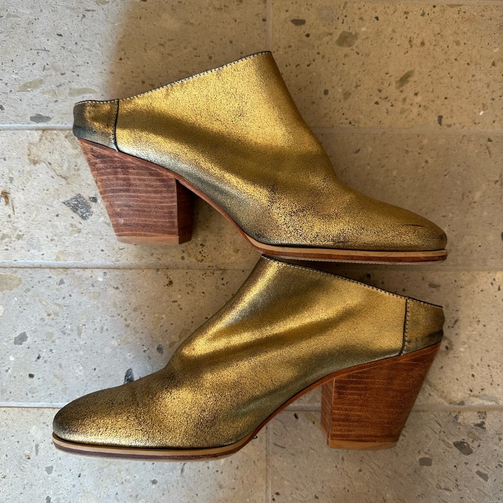 Rachel Comey Mars Gold Mules